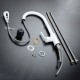 Kitchen faucet, removable and extendable, rotatable 360º curved lines