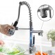 Kitchen faucet with double outlet, removable, professional 360º rotating