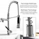 Kitchen faucet with double outlet, removable, professional 360º rotating