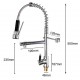 Kitchen faucet with double outlet, removable, professional 360º rotating