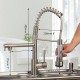 Kitchen faucet with double outlet, removable, professional 360º rotating
