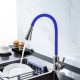 Adjustable and deformable silicone kitchen tap, rotatable 360º