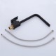 Adjustable and deformable silicone kitchen tap, rotatable 360º