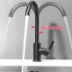 Modern round kitchen tap with 360º rotation