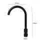 Modern round kitchen tap with 360º rotation