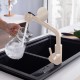 Kitchen faucet, removable and extendable, rotatable 360º curved lines