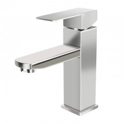 Square single-handle washbasin tap