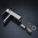Square single-handle washbasin tap