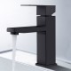 Square single-handle washbasin tap