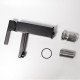 Square single-handle washbasin tap