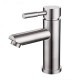 Square single-handle washbasin tap