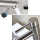 Square single-handle washbasin tap