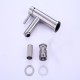 Square single-handle washbasin tap
