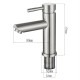 Square single-handle washbasin tap