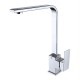 Adjustable and deformable silicone kitchen tap, rotatable 360º