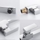 Adjustable and deformable silicone kitchen tap, rotatable 360º