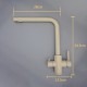 Modern Tap "Venus" 3 ways for reverse osmosis - 1