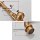 Brass cooking faucet old design with porcelain handle