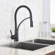 Extraible kitchen faucet mixer modern design and swivel 360 °