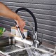 Extraible kitchen faucet mixer modern design and swivel 360 °
