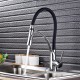 Extraible kitchen faucet mixer modern design and swivel 360 °