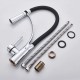 Extraible kitchen faucet mixer modern design and swivel 360 °