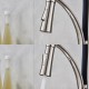 Extraible kitchen faucet mixer modern design and swivel 360 °