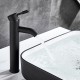 Basin faucet, mixer matt black