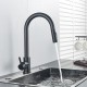 Kitchen tap with removable shower with multifunctional supplier