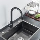 Kitchen tap with removable shower with multifunctional supplier
