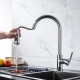 Kitchen faucet, removable and extendable, rotatable 360º curved lines