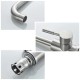 Modern round curved kitchen tap with 360º rotation