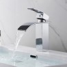 Faucet Washbasin Type Waterfall MonoMando Adjustable Mixer Hot and Cold
