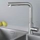Kitchen faucet, extendable and multifunctional, rotatable 360º