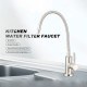 Faucet for reverse osmosis flexible stainless steel