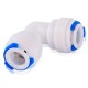 Quick connector 1/4" tube to 1/4" tube