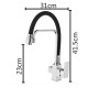 Reverse Osmosis 3-way tap, removable, 360º rotatable with square lines from Rosmmel the Poseidon series