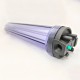 Double water filter with 3/4" connection, 5 and 20 micron sediment cartridge
