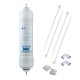Tabletop water dispenser with filtered, cold, natural or hot water FONPUR