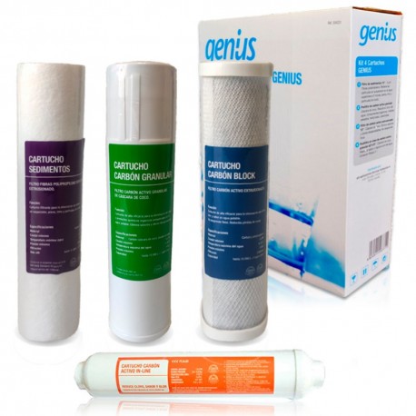 Genius Reverse Osmosis Cartridge Replacement Kit - 1