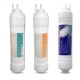 Complete replacement in kit 4 inline reverse osmosis filters with quick connection spike type I