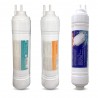 Complete replacement in kit 4 inline reverse osmosis filters with quick connection spike type I