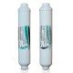 Kit of 2 Aquarium Reverse Osmosis Filters 2" x 10"