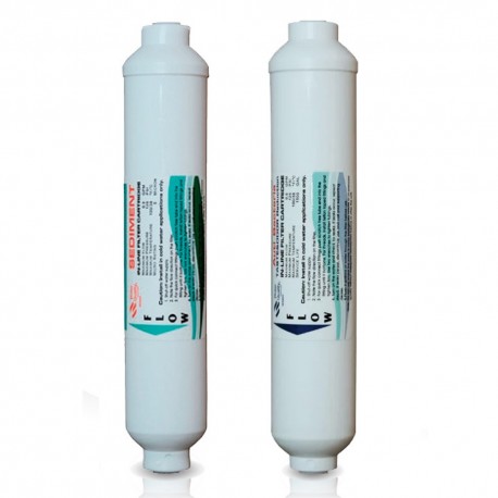 Kit of 2 Aquarium Reverse Osmosis Filters 2" x 10"