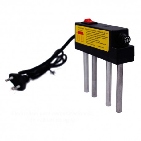 Electrolysis of water for professional demonstration
