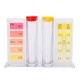 Test kit for the measurement of chlorine and pH in swimming pool water