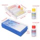 Test kit for the measurement of chlorine and pH in swimming pool water
