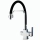 Reverse Osmosis 3-way tap, removable, 360º rotatable with square lines from Rosmmel the Poseidon series