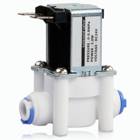 Water Solenoid Valve 1/4" | Quick-Connect | Automatic Flow Control
