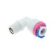 Anti-return elbow for reverse osmosis - 1